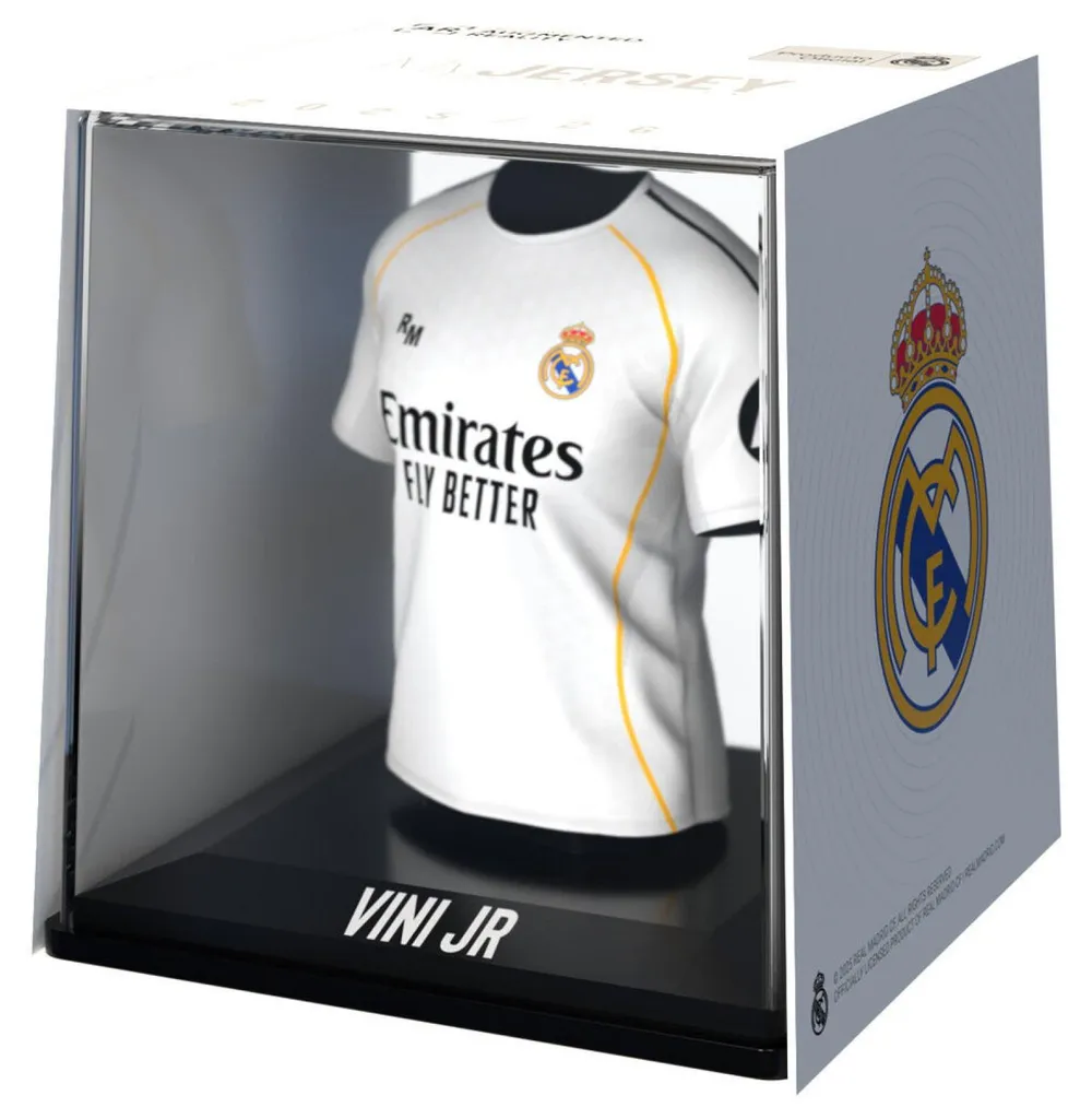 Mini figurine maillot Real Madrid Vini Jr avec détails haute qualité