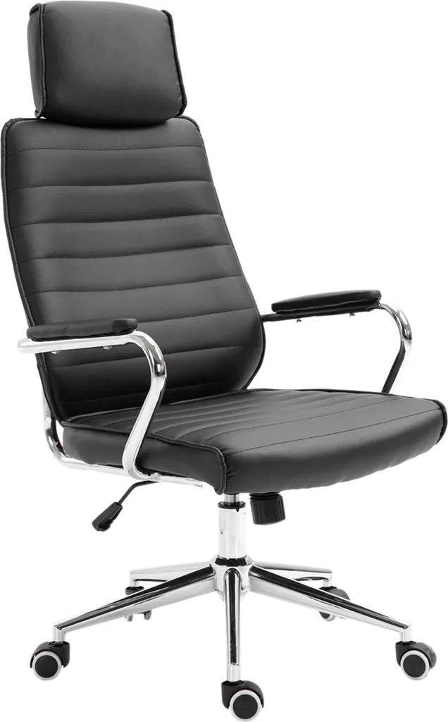 Chaise de bureau SVITA contre mal de dos - Fauteuil direction appui-tête