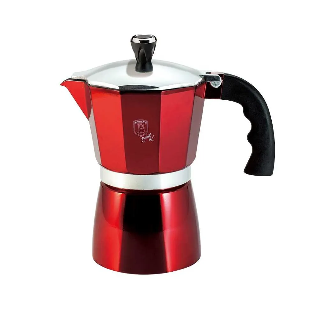 Macchina Caffè 3 Tazze Berlinger Haus BH6387 Burgundy - Casa Dolce Casa