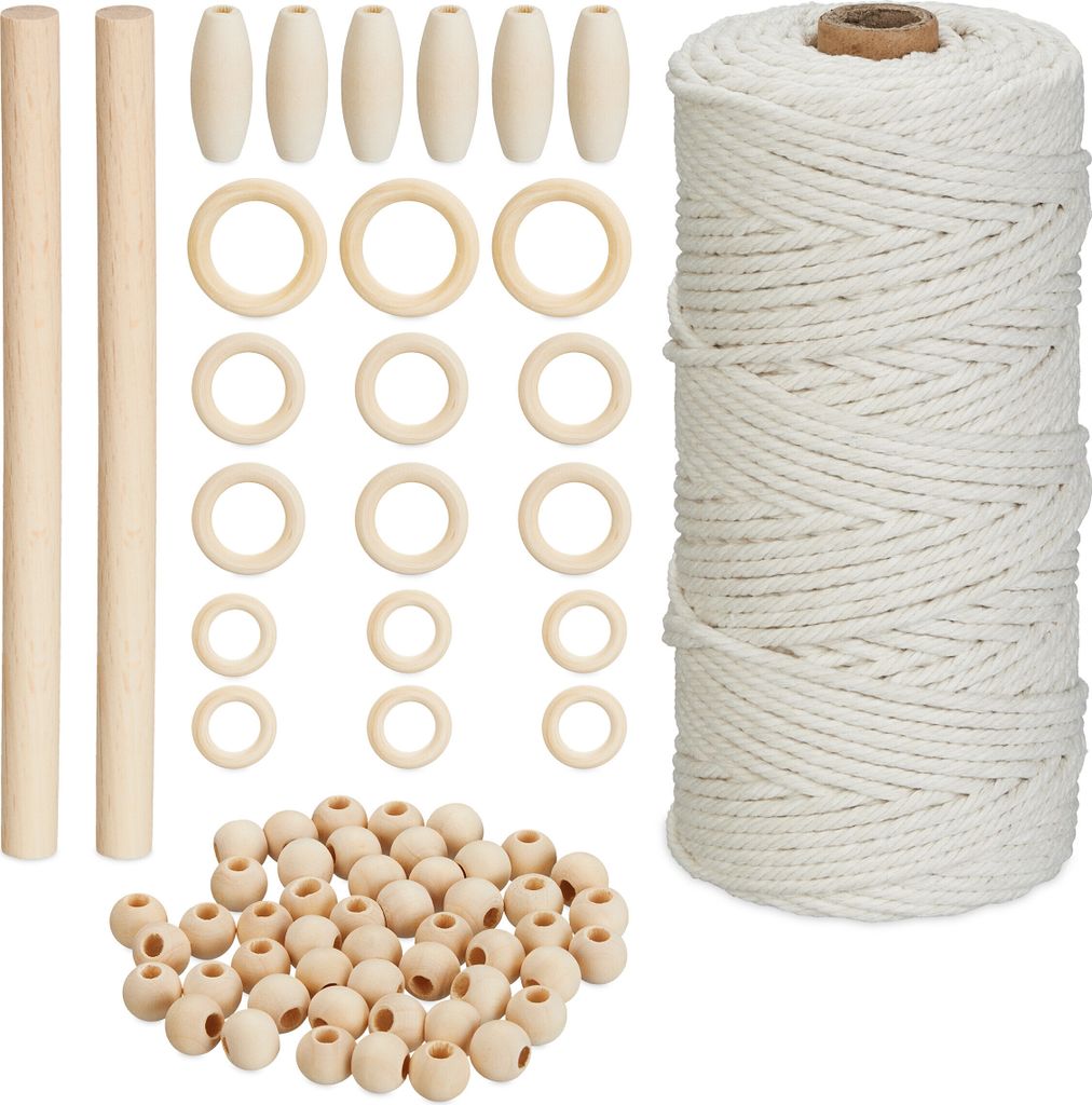 relaxdays Makramee Set