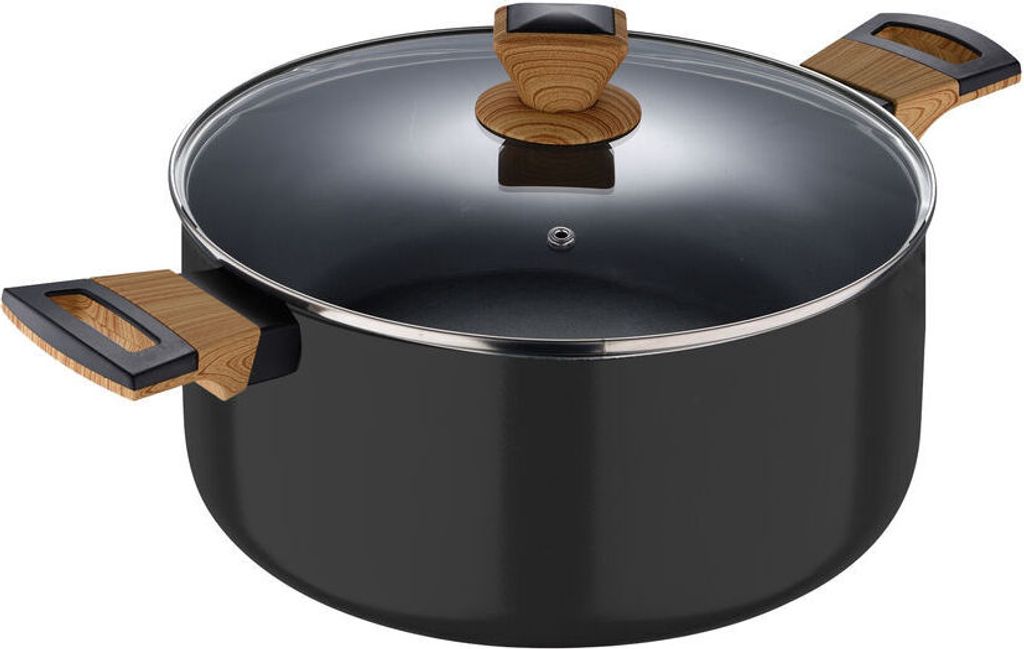 Kasserolle Bergner Earth Ø 28 cm Schwarz 6 L