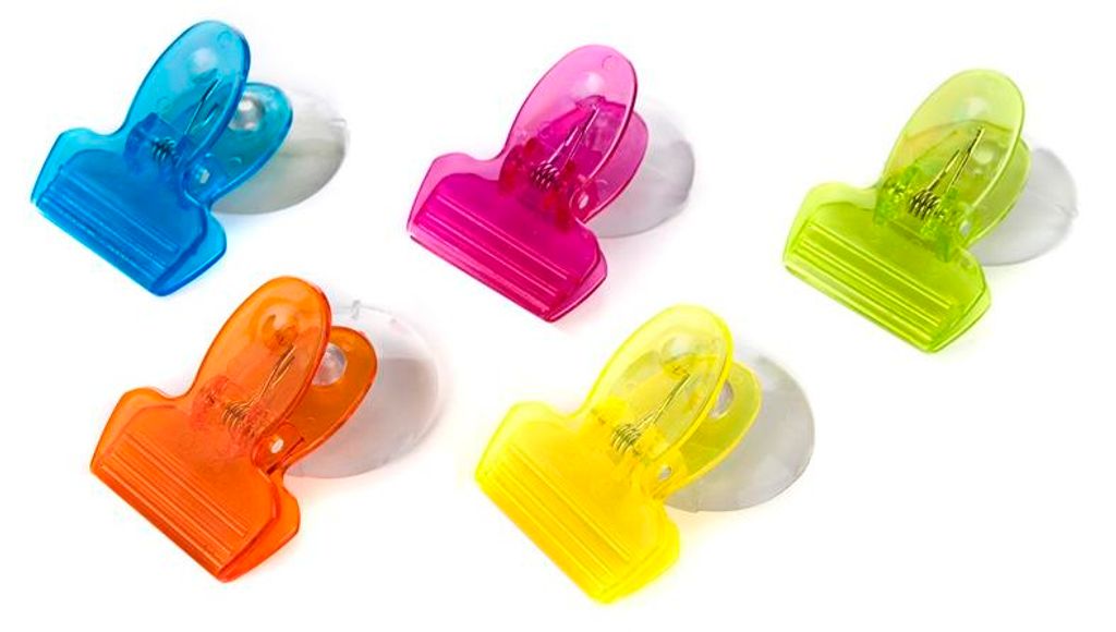 Universalclips, Saugnapfclips Accasa 5 Stück Produktbild 