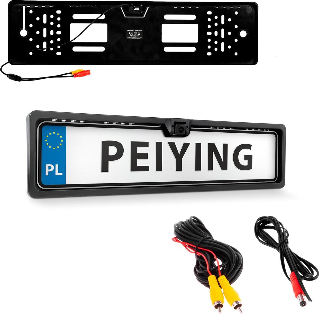 Peiying PY0105 Kennzeichenhalter mit Rückfahrkamera Produktbild 