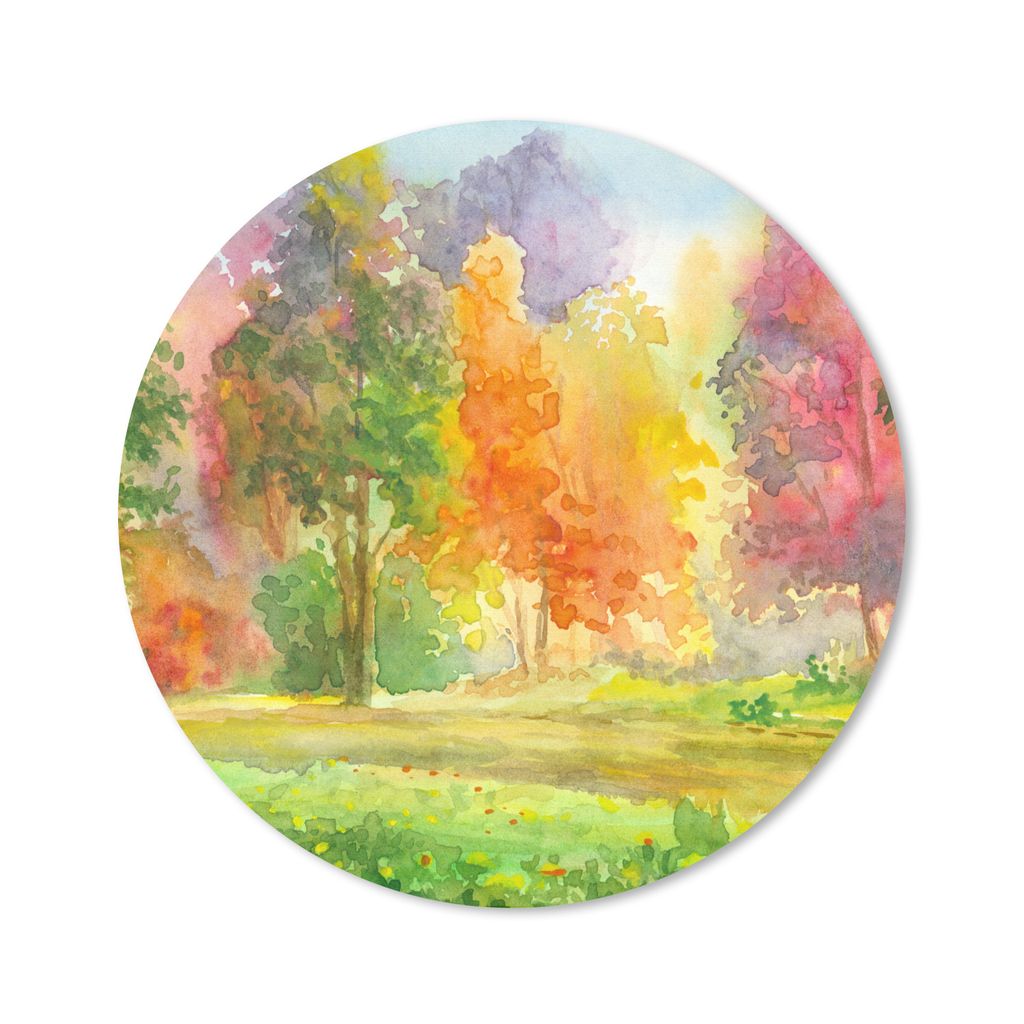 MuchoWow® Mauspad Mousepad Eine bunte Illustration von Produktbild 