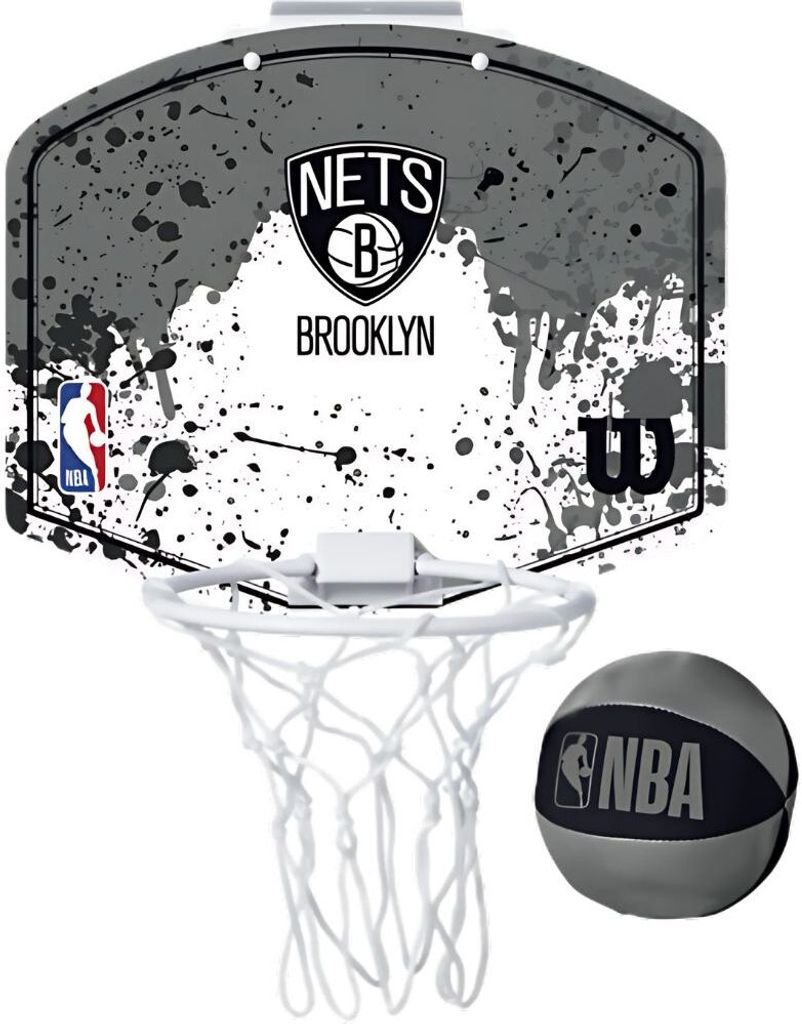 Wilson Team Mini Hoop Nba Nets Set Mit Ball Und Produktbild 
