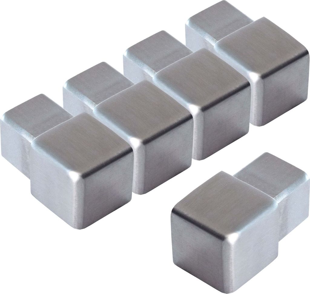 Dalsys 5x Endstück für Fliesenschiene 12,5mm Quadratprofil Produktbild 