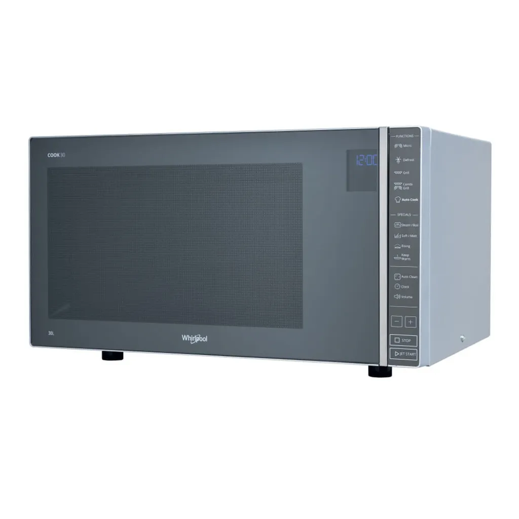 Grand Micro-ondes Grill 30L Whirlpool MWP304M Idéal pour Cuisine Famille