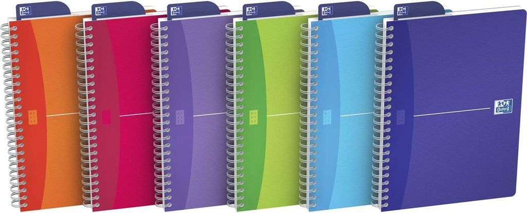 Oxford Spiralbuch MyColours A5 kariert 5 mm Image du produit 
