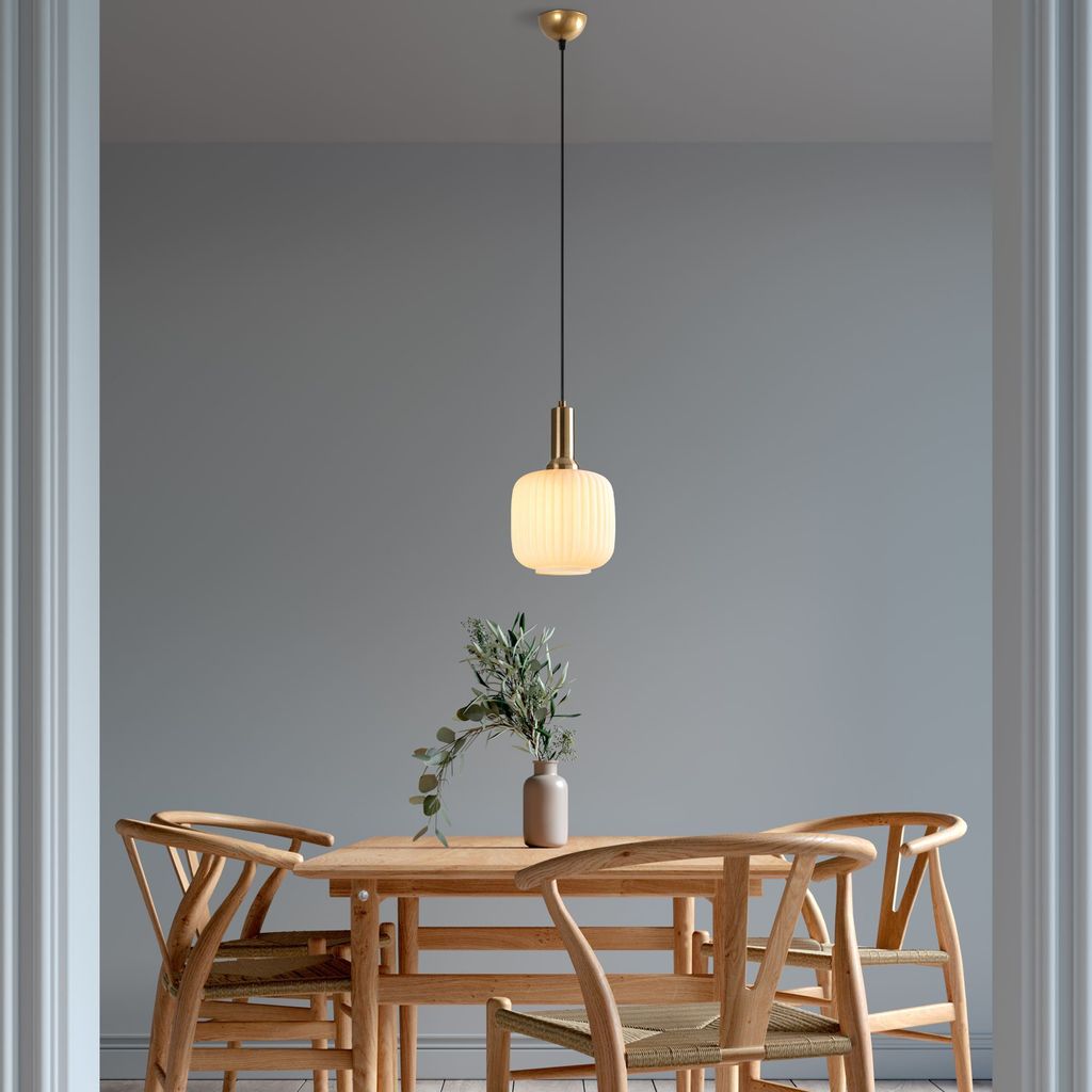 Opviq, Asker - 15186, Kronleuchter, Gold, Metallkörper, 20 x 20 x 118 cm