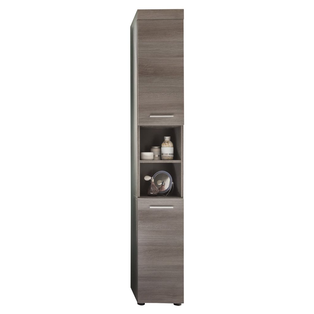 RunnerMoon Bad Hochschrank 2 Türen, 2 offene Fächer Produktbild 