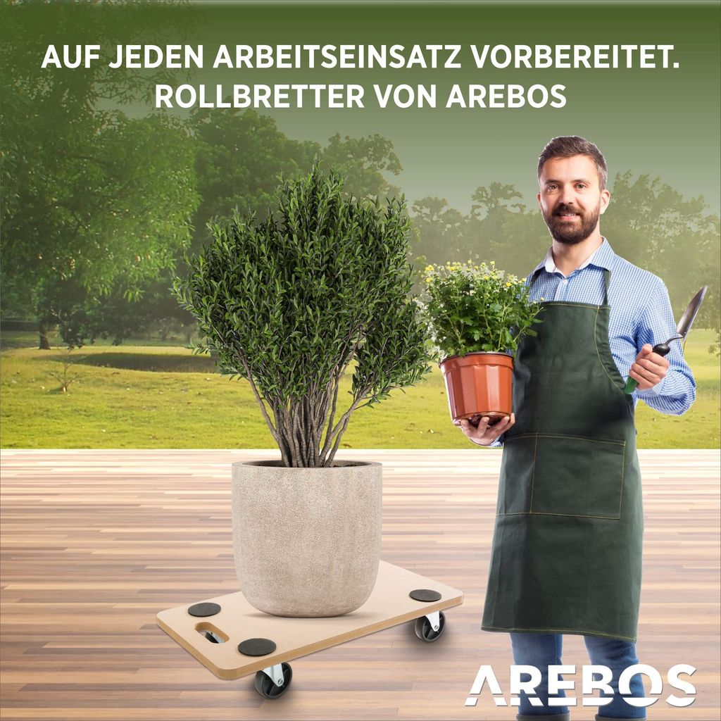 Arebos pojazdná doska | 2 kusy | nosnosť do 200 kg | Obrázok produktu 13