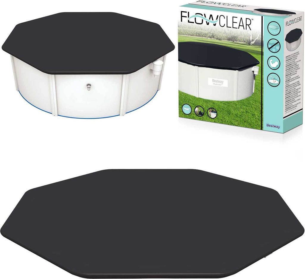 Abdeckung 392cm für Hydrium 360cm/12FT Plattenpool BESTWAY Produktbild 