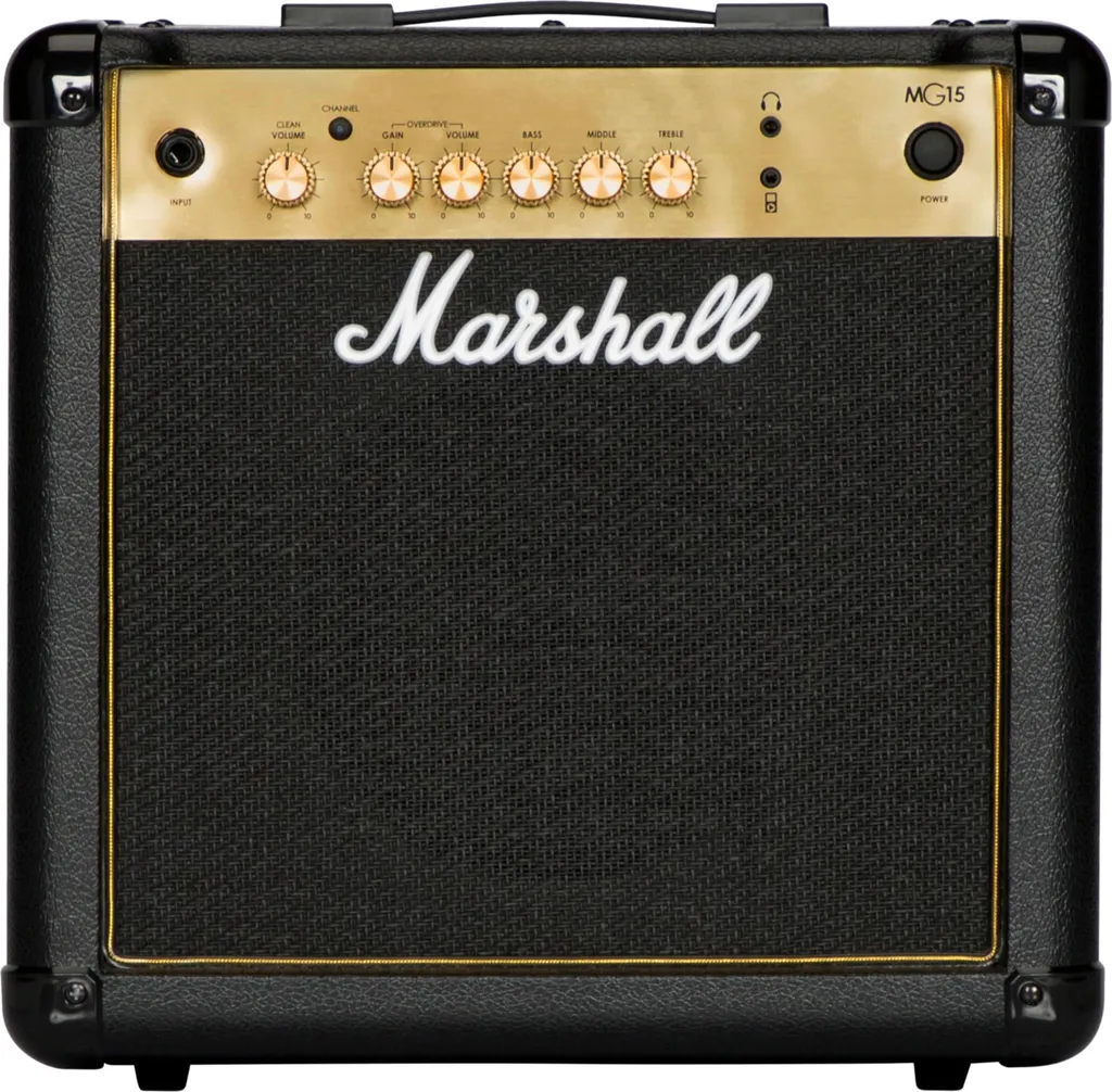 Marshall MG15G Ampli Idéal pour Travailler la Guitare à la Maison 15W