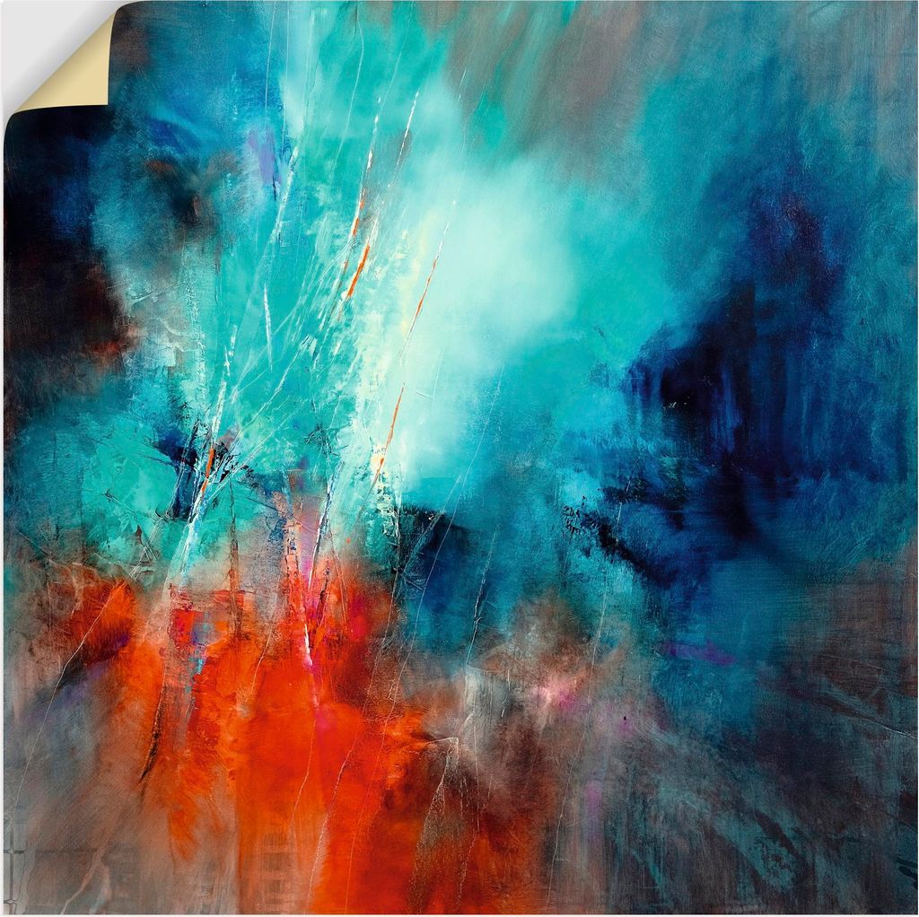 ARTland Wandbild, selbstklebend Frühling im Eistobel II Größe: 50x50 cm