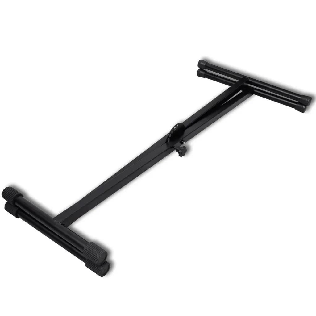 Support de clavier en X réglable vidaXL avec entretoise de renfort - 3