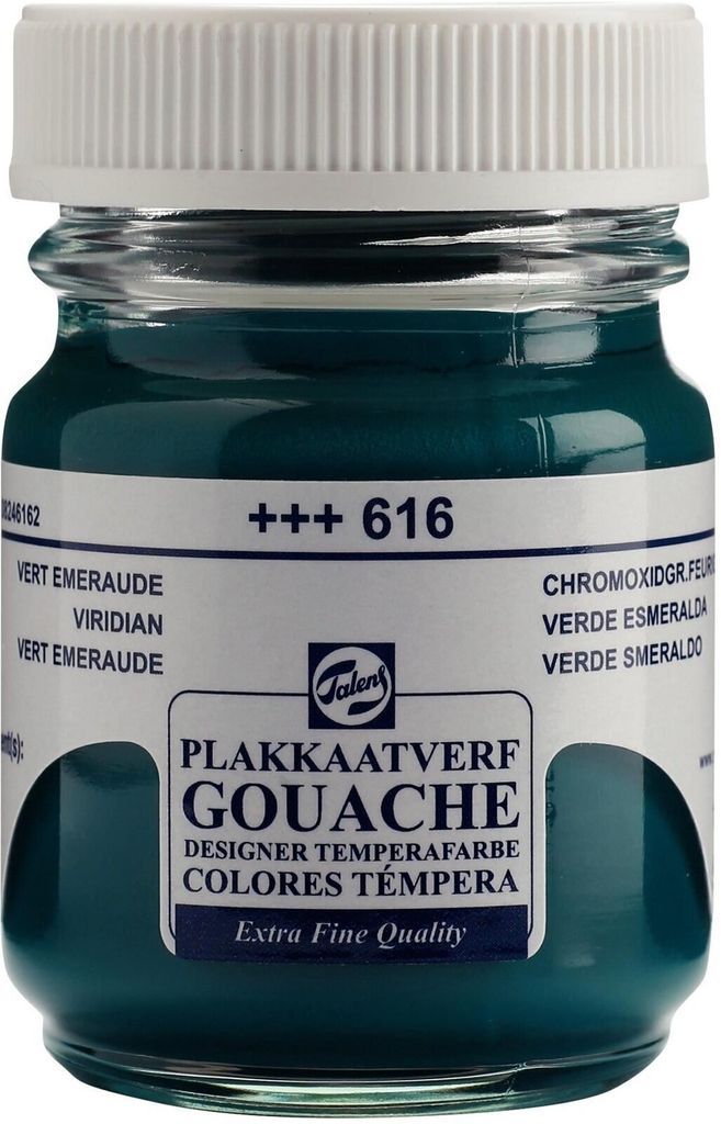 Talens Extra Fine Gouachefarbe Viridian 50 ml 1 Stck Produktbild 
