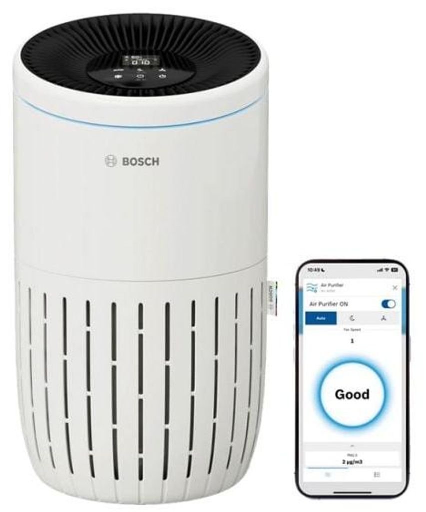 Bosch 7733703376 Air 4000i Luftreiniger 62 m² Weiss Schwarz Obrázok produktu 
