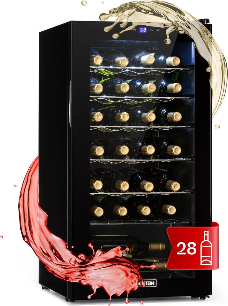 KlarsteinShiraz 28 Uno, chłodziarka do wina, 74 l, 28 Zdjęcie produktu 