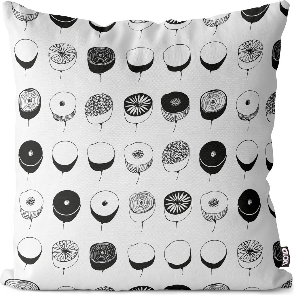 VOID Blumen Grafik Norwegen Design Kissenbezug Kissenhülle sofa couch wohnzimmer dekoration wasserfest Outdoor Garten Kissen bezug deko