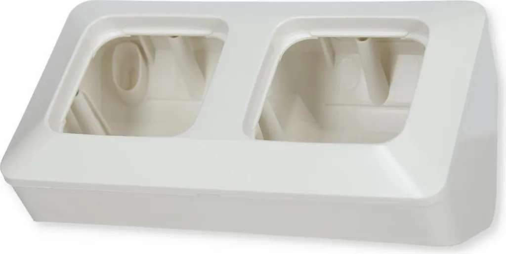 Boîtier Double pour Installation Électrique en Saillie Reflex SI Blanc - 4