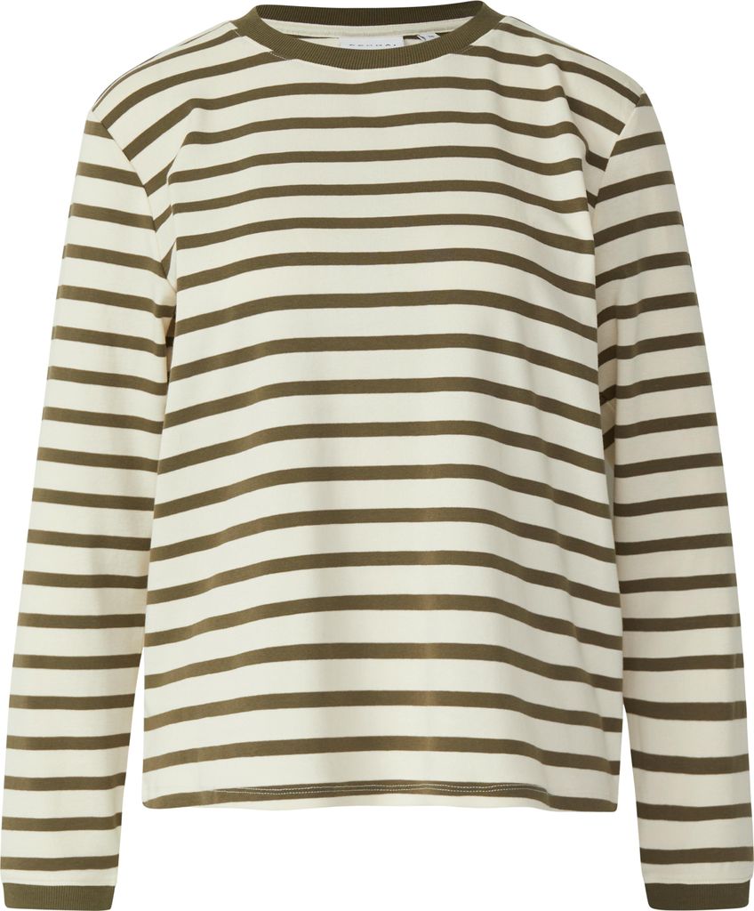 comma Langarmshirt 'T-Shirt', 2176194, 79G0 Green, Gr. 36