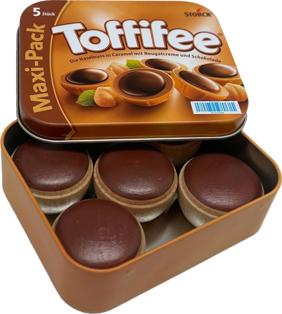 Tanner der kleine Kaufmann Toffifee, 5 Stück aus Holz in Produktbild 