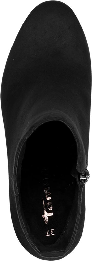 Tamaris Damen Stiefelette vegan und rutschfest mit Reißverschluss 1-25362-45, Größe:41 EU, Farbe:Schwarz