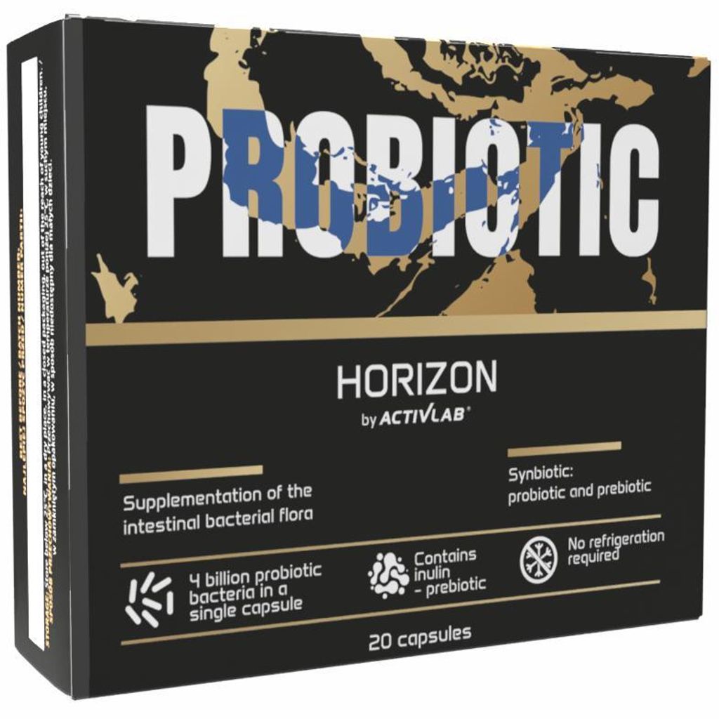 Activlab Horizon Probiotic Probiotikum Kapseln 4 Milliarden Kulturen Synbiotikum Inulin Darmflora Bakterien Nahrungsergänzung