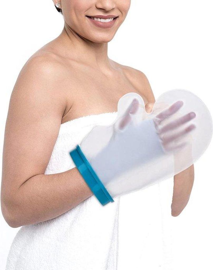 Wasserdichte Dusche Handbeschermung - gegossen Handpuls Arm Daumen trockenhält - Erwachsene Größe (33 cm) .