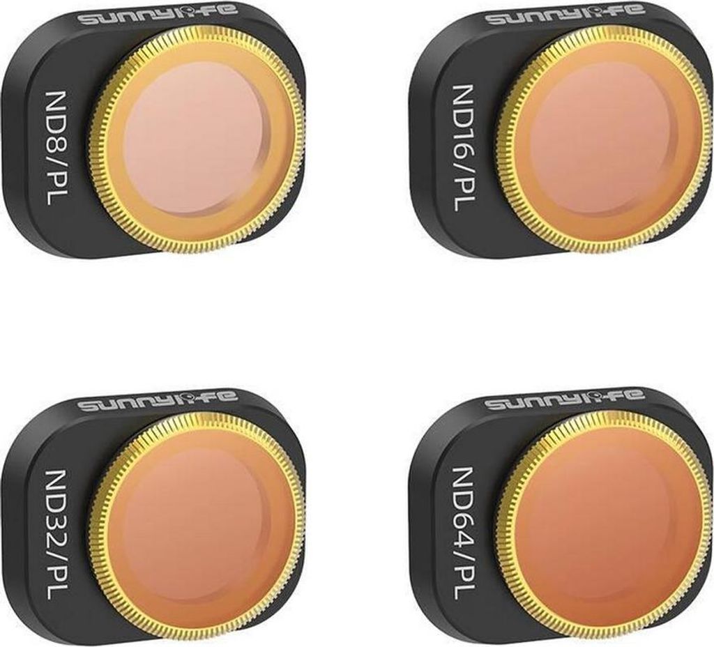 4 Objektivfilter ND/PL 8, 16, 32, 64 Sunnylife für DJI MINI 4 PRO