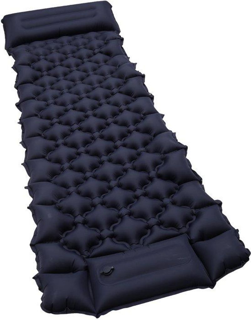 Inflate-X1 Einzelbett – Ultralicht Luftmatratze Camping – Compact & Wasserfest – Dunkelblau – Notfallset