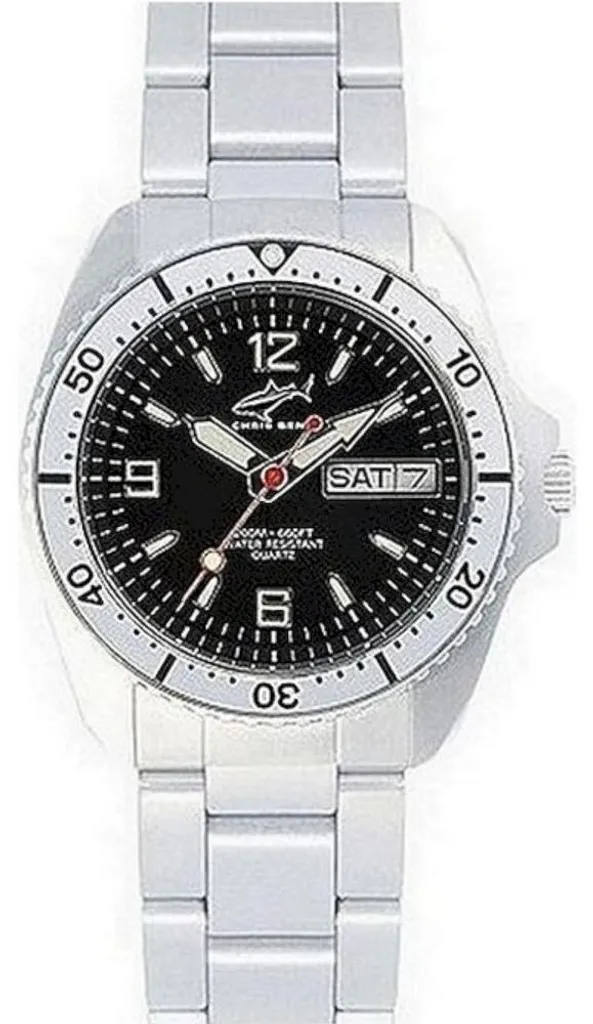 Montre de plongée 200M étanche avec verre saphir CHRIS BENZ ONE MEDIUM