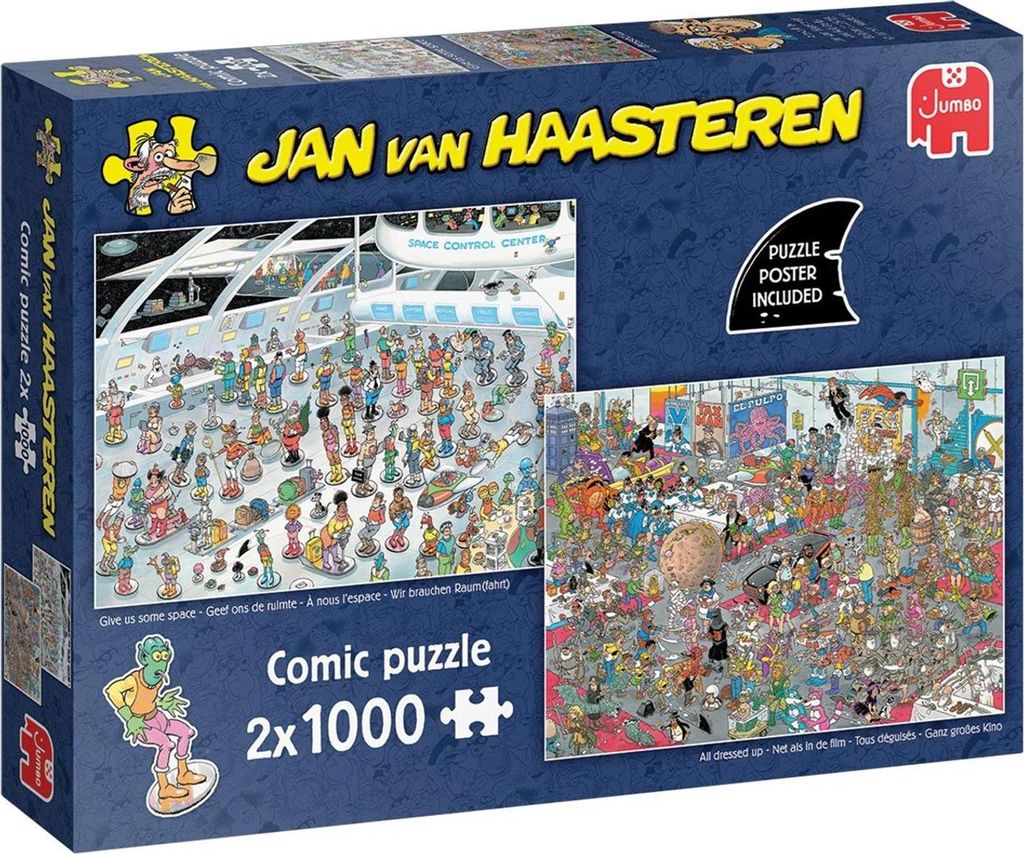 Jan van Hasteren - Puzzle da 2 x 1000 pezzi Immagine del prodotto 