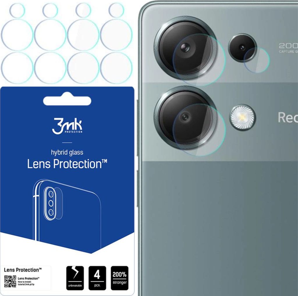 3mk Lens Protection Kameraschutz für Redmi Note 13 Pro 4G