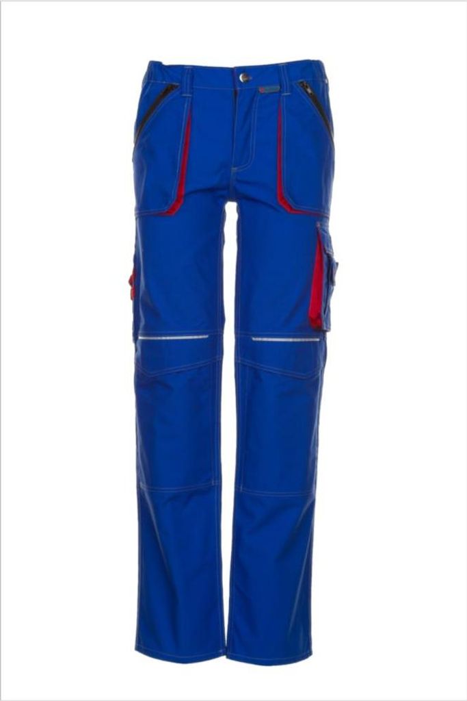 Planam Bundhose Basalt Gr. 24 kornblau/rot Produktbild 