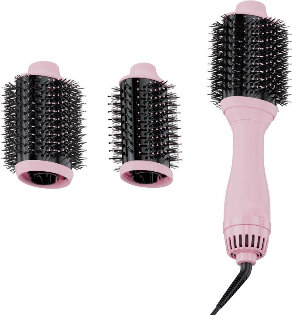 Warmluftbürste Airstyler Föhnbürste Lockenstab Hairstyler mit 65/75 mm Kopf - Multifunktional zum Styling von Haaren
