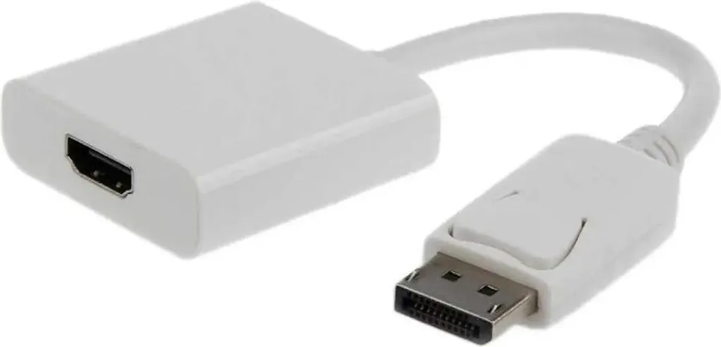 Adattatore Gembird Bianco DP-HDMI | Soluzione Semplice per Monitor
