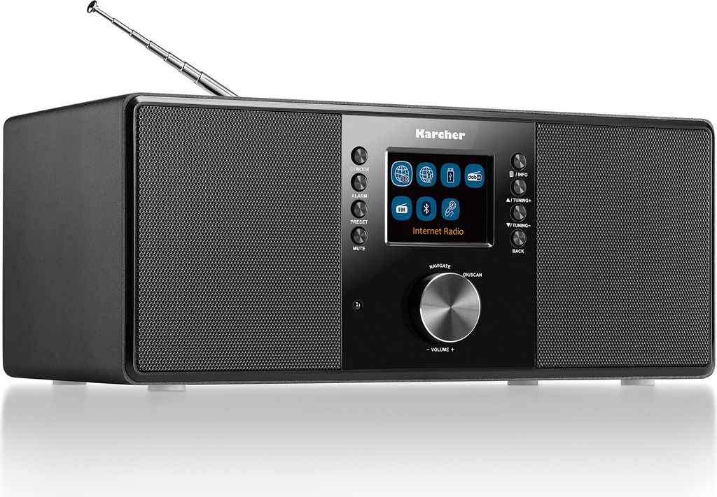Karcher DAB 7000i Internetradio (DAB+ / UKW-RDS, WLAN & Produktbild 
