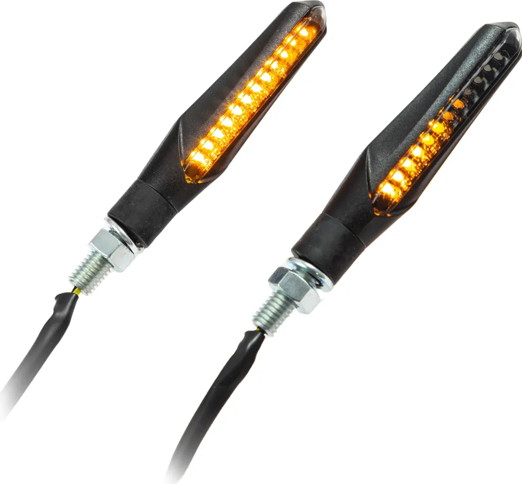 Set Frecce LED Moto Runner M8 Sequenziali Colorati - Omologati E-Mark