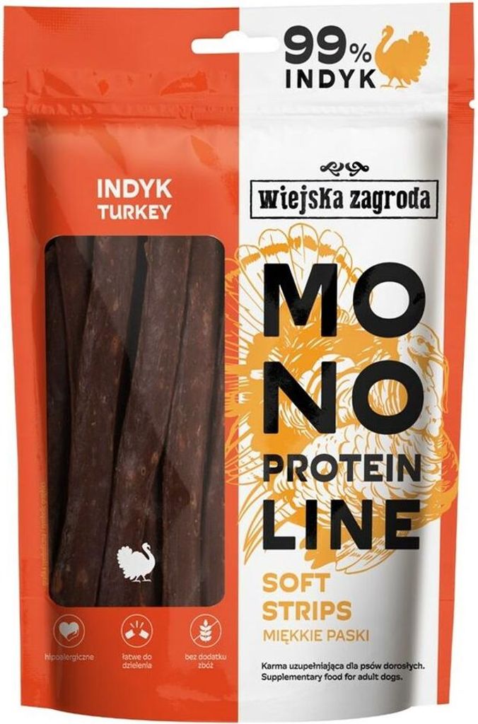 Knabberartikel für Hunde WIEJSKA ZAGRODA Pavo 100 g