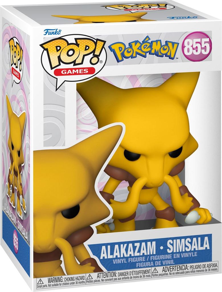 Pokémon - Alakazam Simsala 855  - Funko Pop! Vinyl Figur Produktbild 
