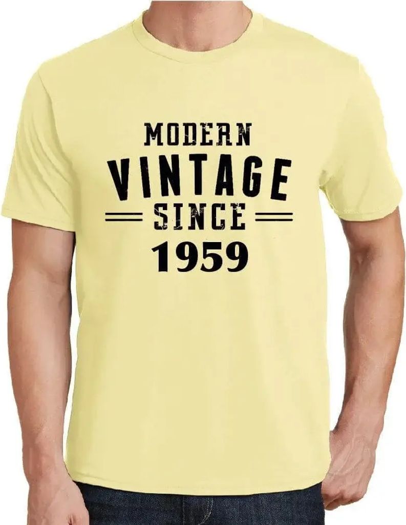 Herren Grafik T-Shirt Moderner Jahrgang seit 1959 – Modern Vintage Since 1959 – Geschenk 65. Geburtstag Jahrestag 65 Jahre Jubiläum 65 Jährig...