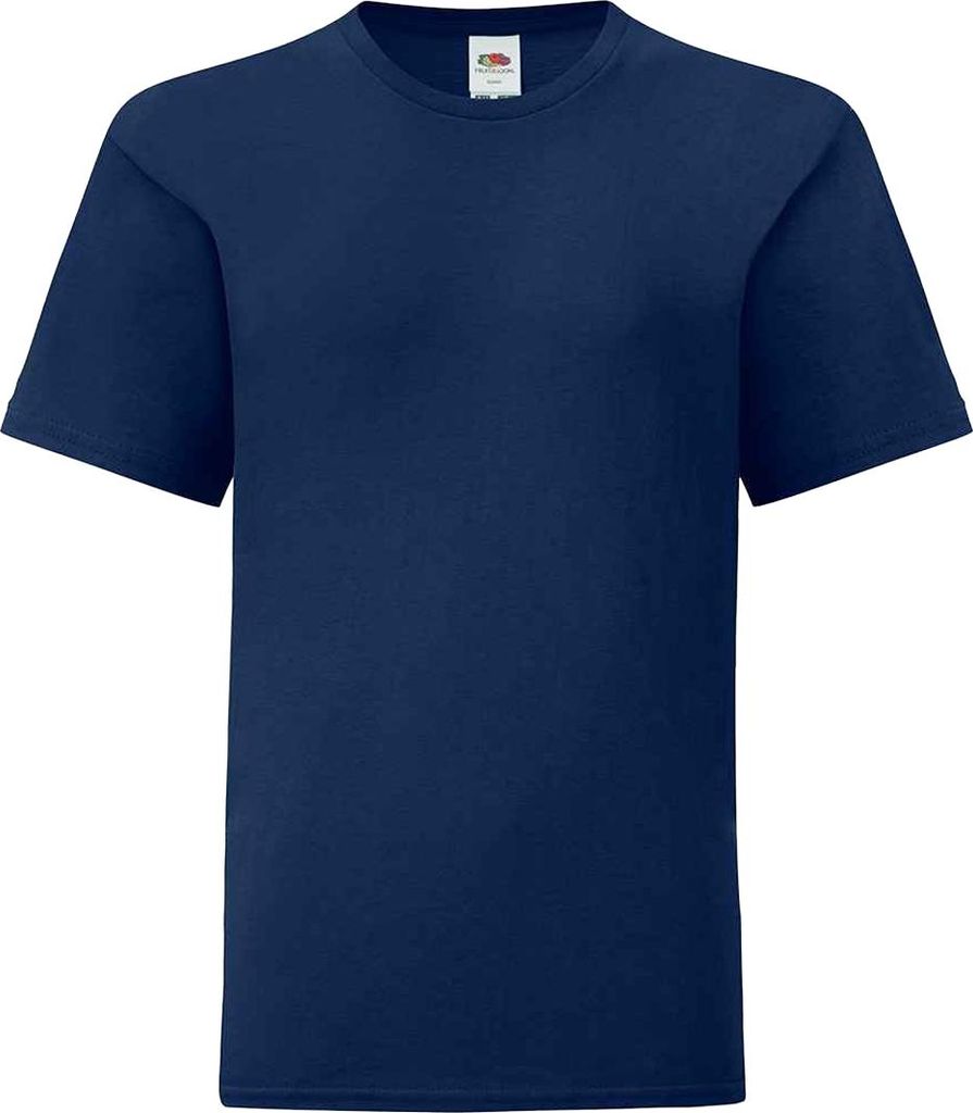 Fruit of the Loom - "Iconic" T-Shirt für Kinder LT3179 (116) (Marineblau)