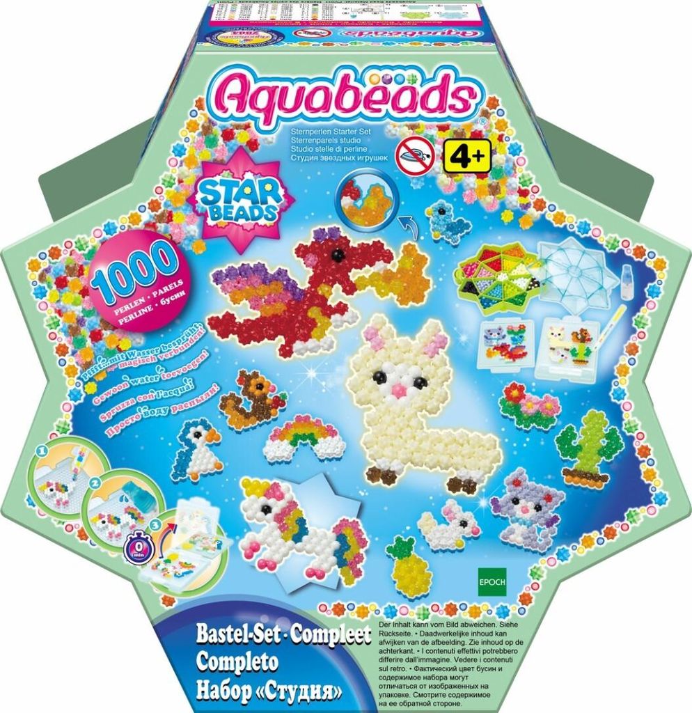 EPOCH Traumwiesen GmbH Aquabeads 31601 Sternperlen Starter Set 1000 Aquabeads 4