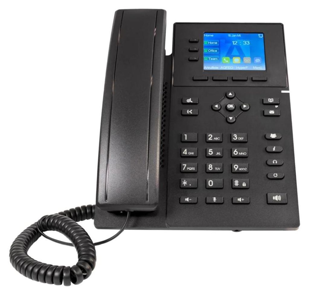AGFEO Telefon T17  SIP schwarz Immagine del prodotto 