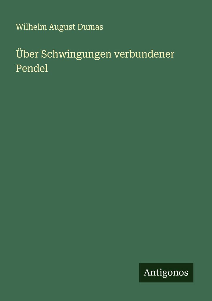 Über Schwingungen verbundener Pendel