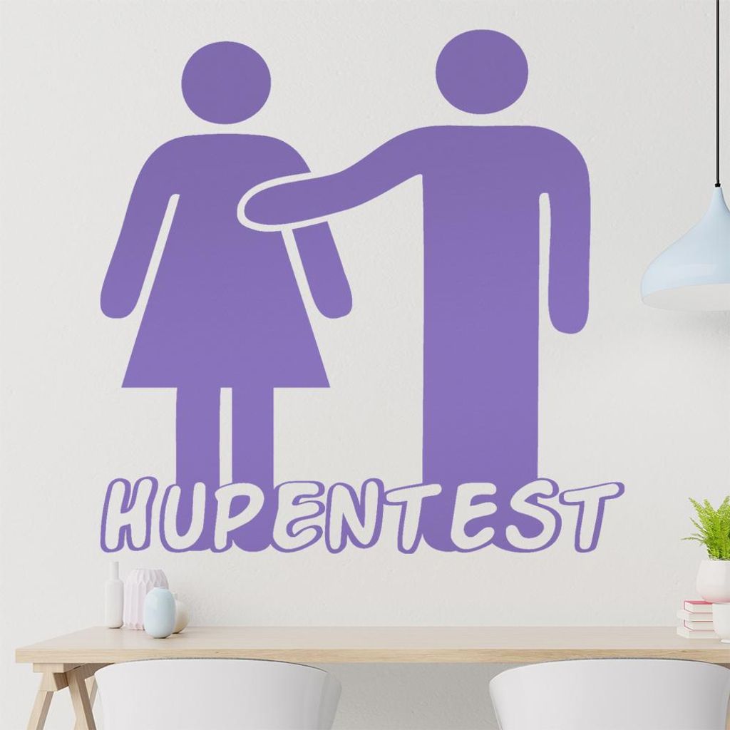 Hupentest Wandtattoo in 6 Größen - Wandaufkleber Wall Sticker - Dekoration, Küche, Wohnzimmer, Schlafzimmer, Badezimmer