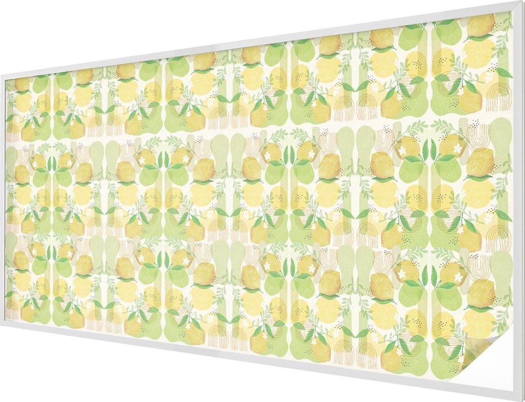 Buntglas Fensterfolie – 200x100 cm – Stained-Glass Design – blickdichte dekorative Sichtschutzfolie – selbstklebend, UV-Schutz – Frische ...