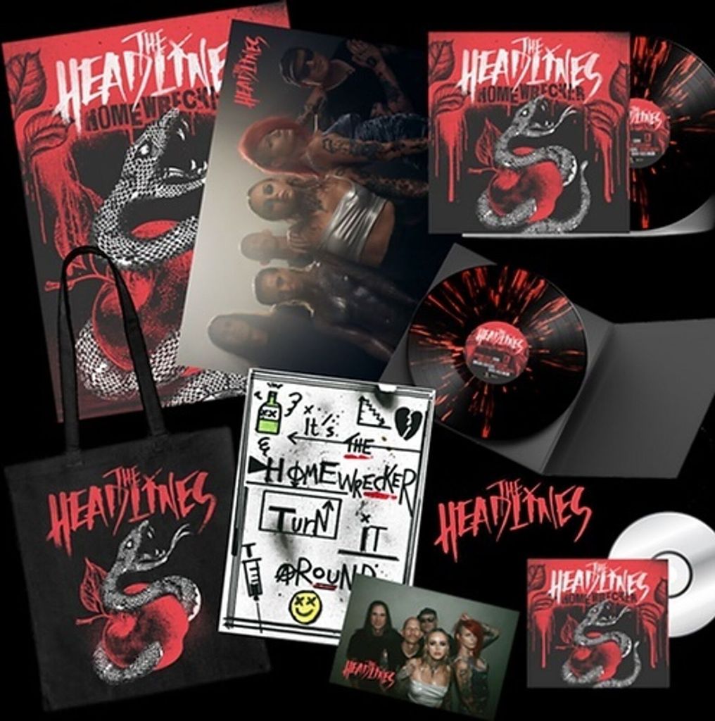 The Headlines: The Headlines: Homewrecker (Special Edition) (Black w/ Red Splatter Vinyl + Xtras) - - (LP / H)