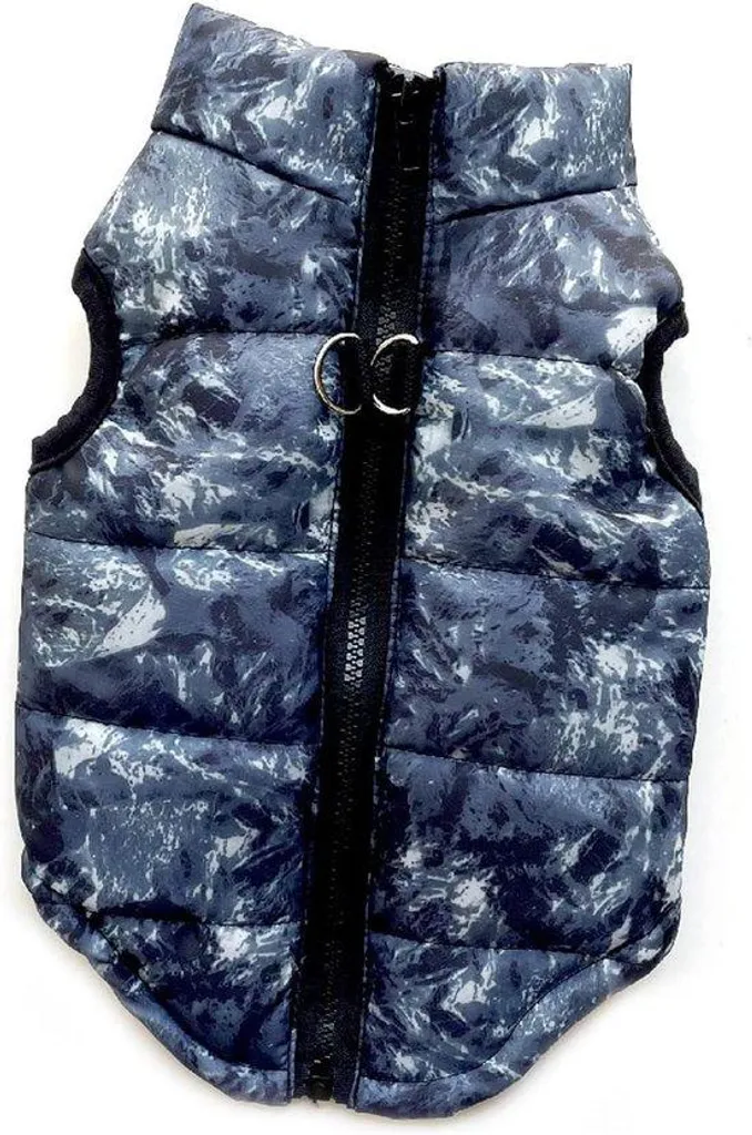 Manteau noir à capuche pour chien taille M, doublure chaude et isolante